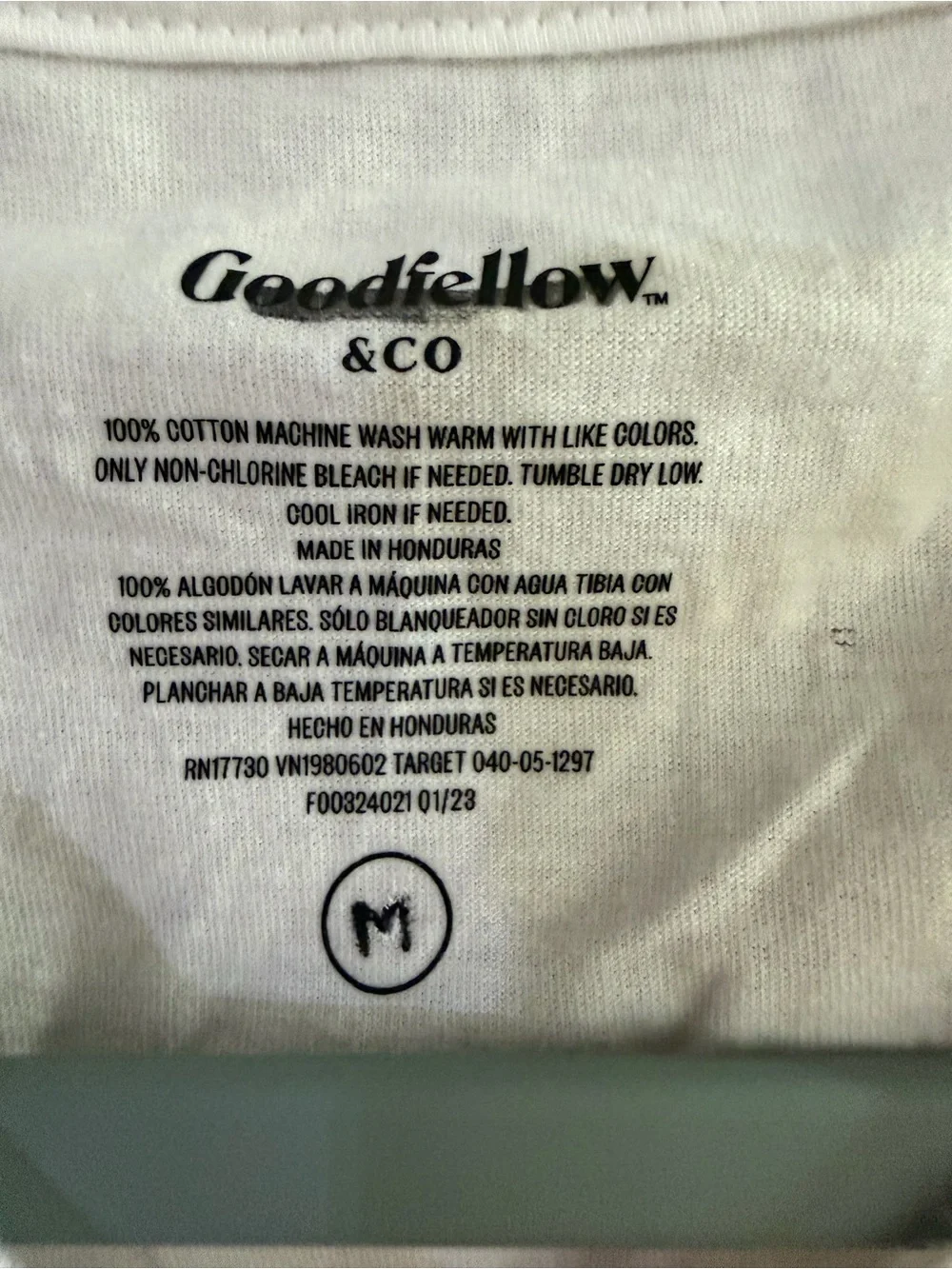 Goodfellow & Co white short